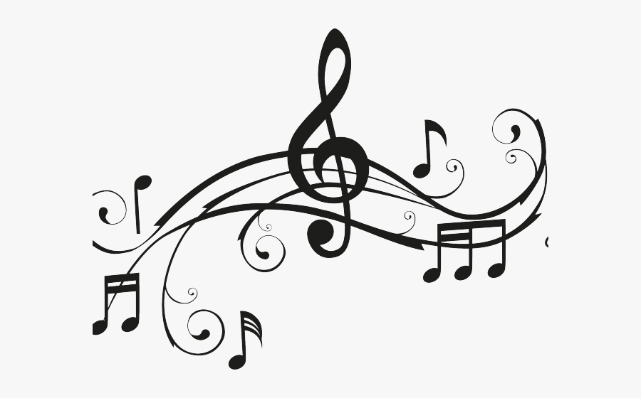 Music Notes Clipart Black And White, Transparent Clipart