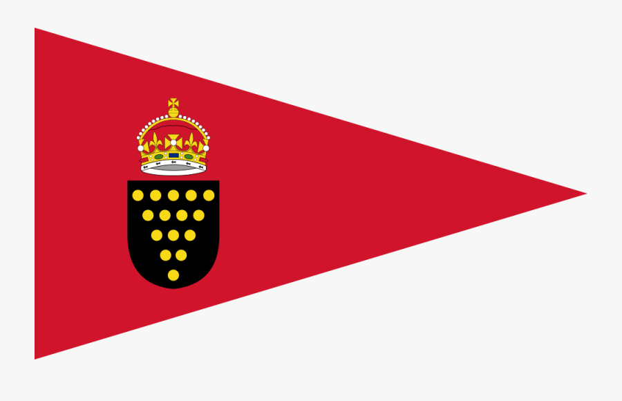 Pennant Svg School - Royal Cornwall Yacht Club Ensign, Transparent Clipart