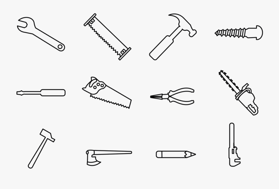 Transparent Carpentry Clipart - Gambar Alat Tukang Kartun Png, Transparent Clipart