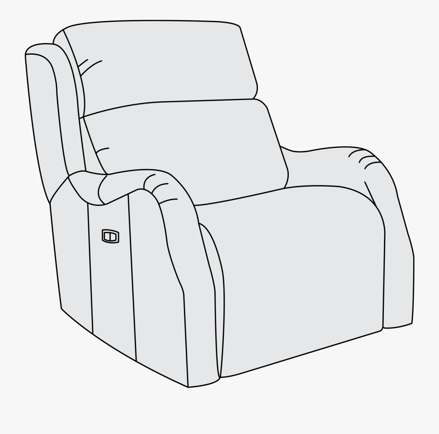 Furniture Clipart Recliner Chair - Club Chair, Transparent Clipart