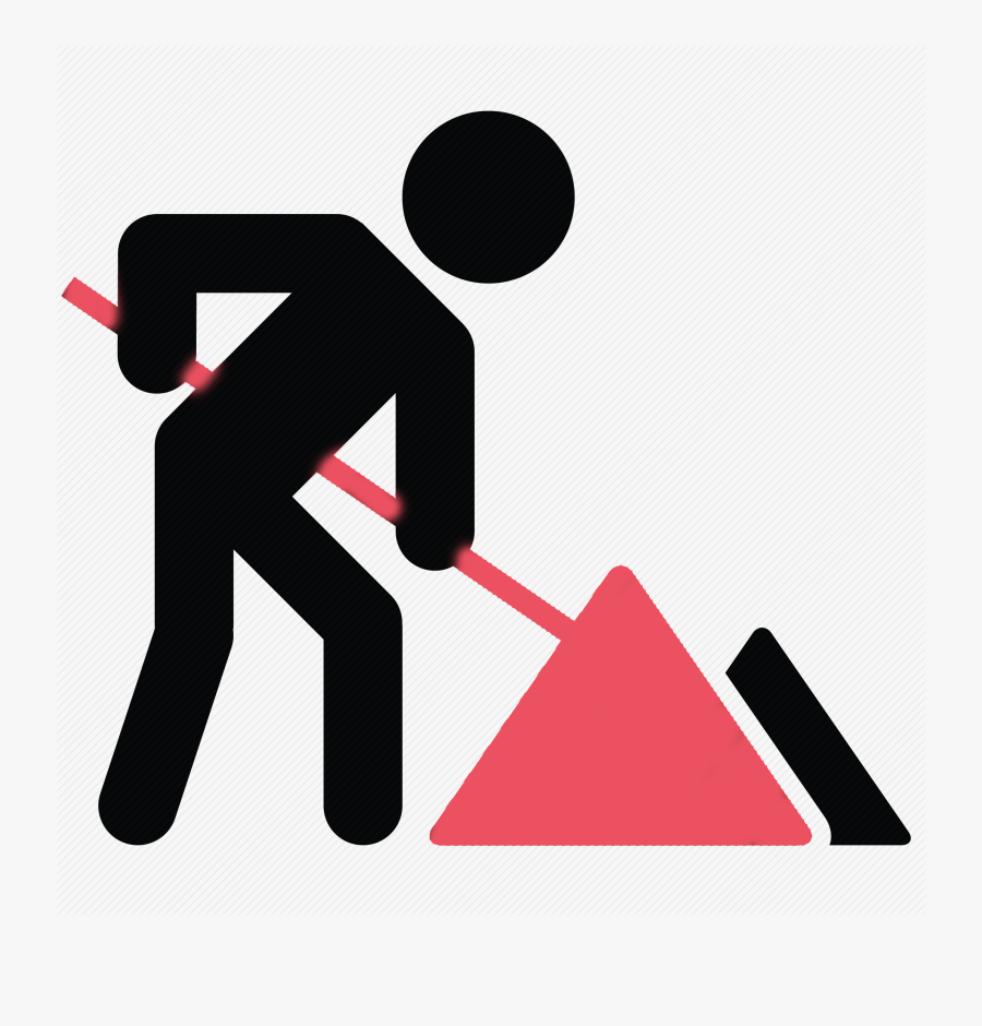 Transparent Carpentry Clipart - Under Construction Stick Figure, Transparent Clipart