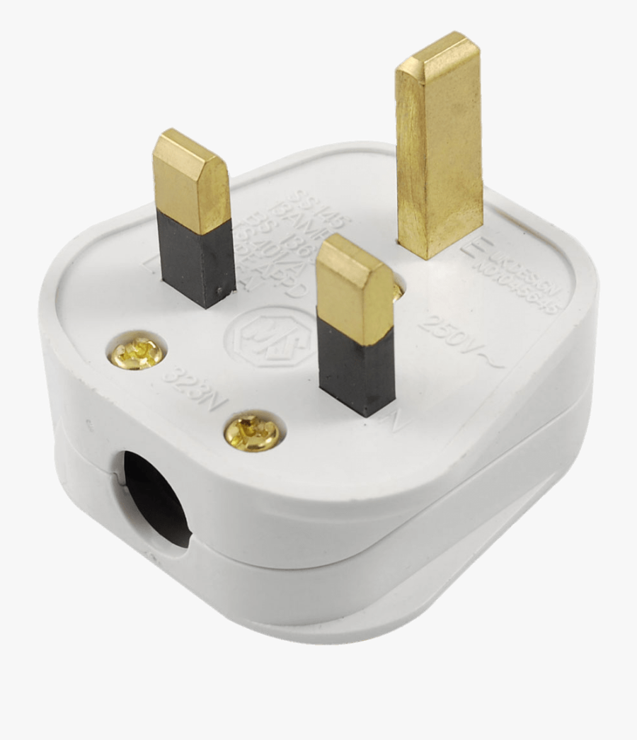 Tools And Parts - 3 Pin Electric Plug, Transparent Clipart