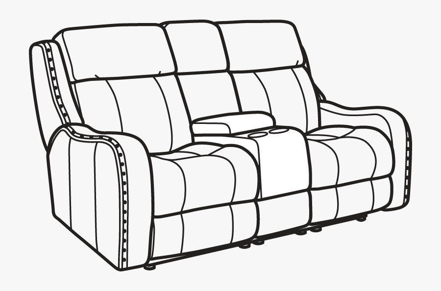 Springfield Fabric Power Reclining - Couch, Transparent Clipart