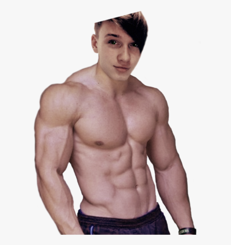 Buff Arms Png - David Muscleman, Transparent Clipart