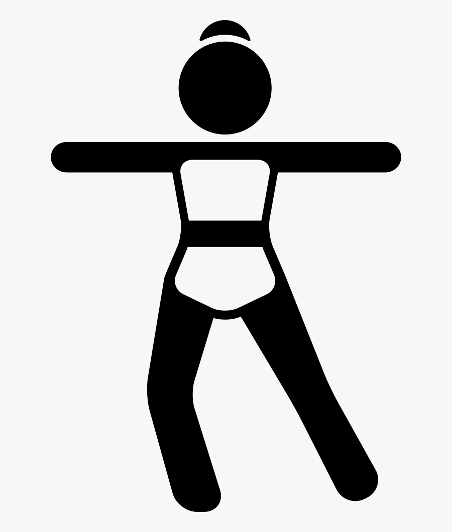 Arm Flexing Png - Pilates Cartoon Black And White, Transparent Clipart