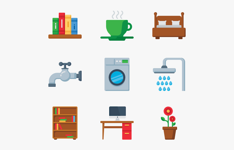 Home Furniture Icon Png, Transparent Clipart