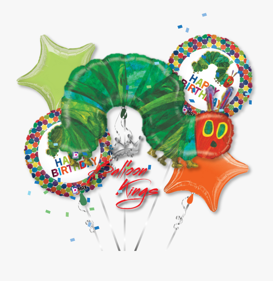 Transparent Hungry Caterpillar Png - Balloons Very Hungry Caterpillar, Transparent Clipart