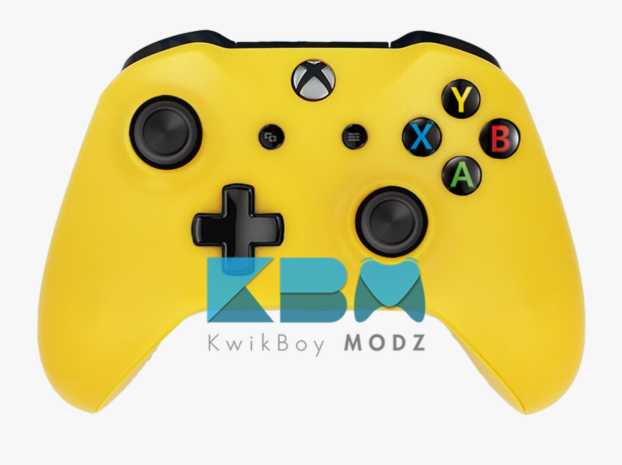 Yellow Xbox One Controller, Transparent Clipart
