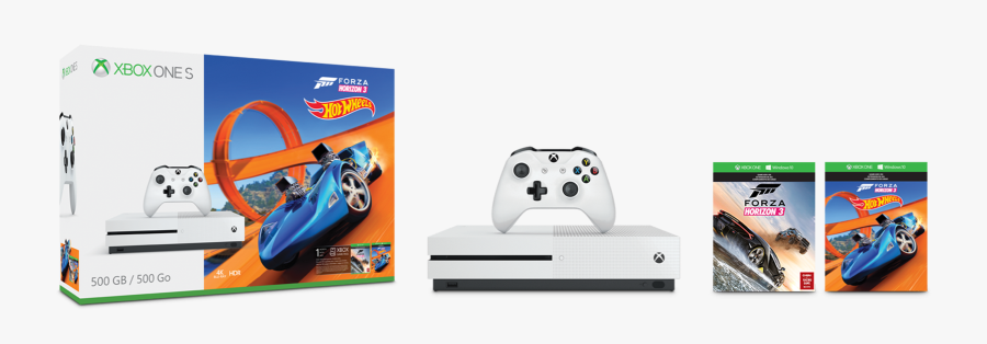 Xbox One S 500gb Forza Horizon 3 Hot Wheels, Transparent Clipart