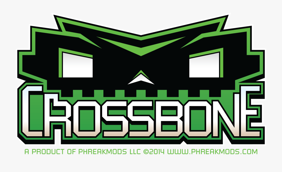 Crossbone Logo, Transparent Clipart