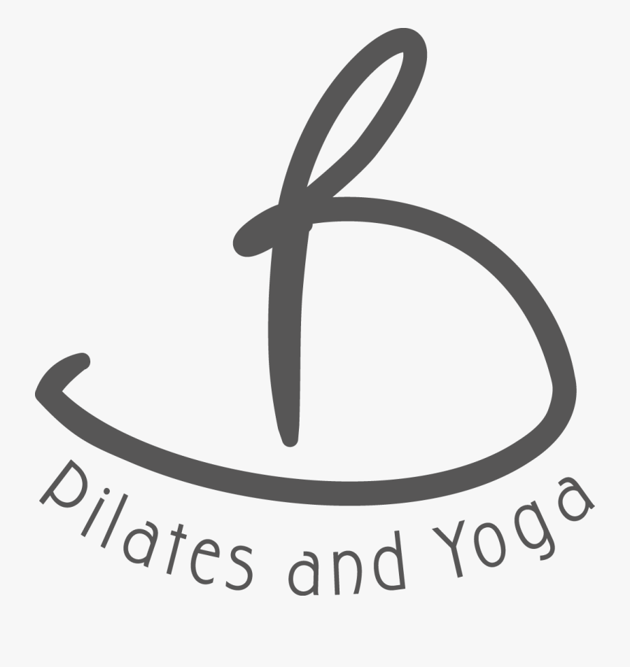 B Pilates And Yoga - Calligraphy, Transparent Clipart