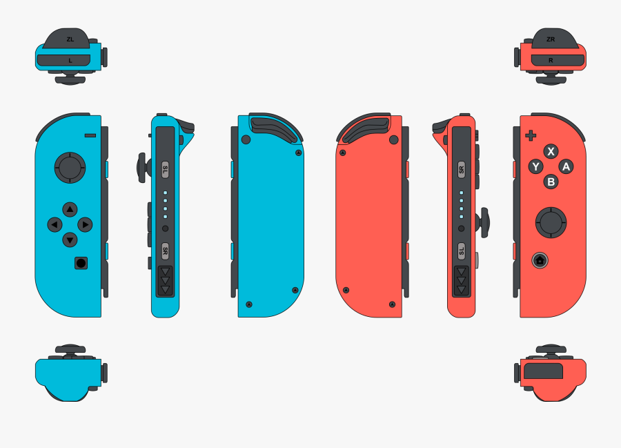 File Nintendo Switch Con - Nintendo Switch Illustration, Transparent Clipart