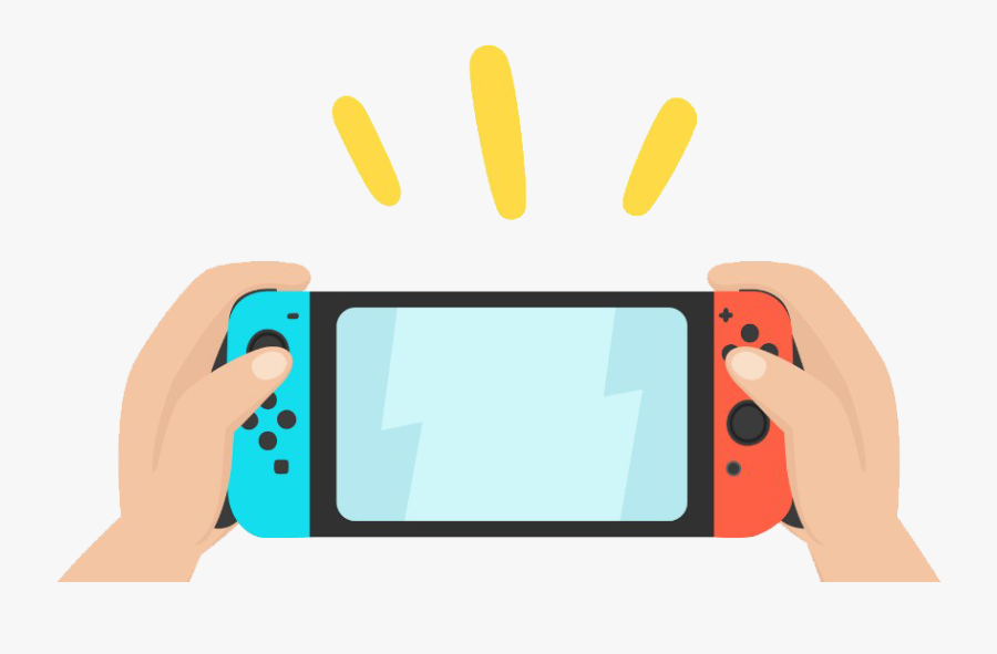 Nintendo Switch Png Pic - Gaming Hand Vector, Transparent Clipart
