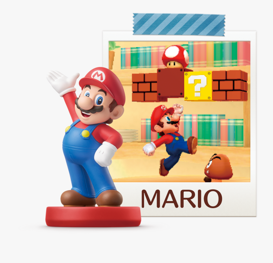 Mario Amiibo, Transparent Clipart