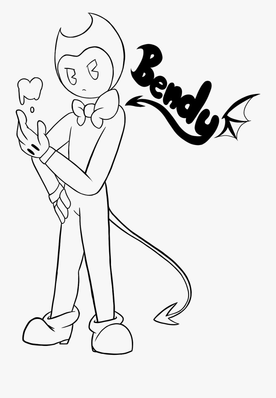Coloring Arts 2013439 Free Bendy And The Inkine Coloring - Bendy And The Ink Machine Coloring Pages, Transparent Clipart