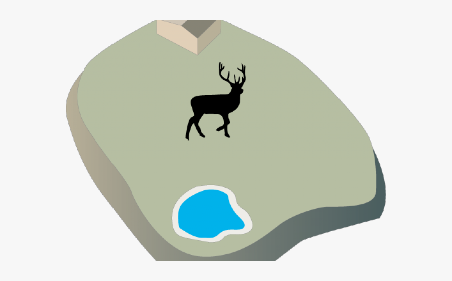 Zoo Clipart Zoo Exhibit - Elk, Transparent Clipart