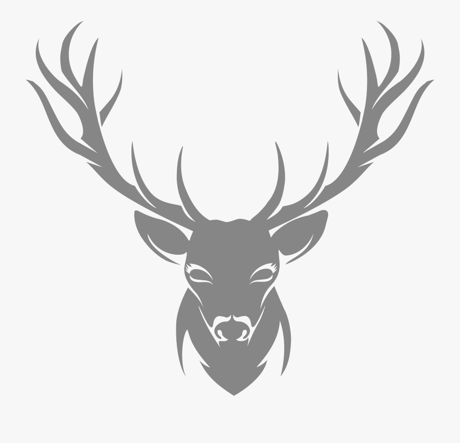 Deer Stencil Drawing - Deer Logo Png Hd, Transparent Clipart