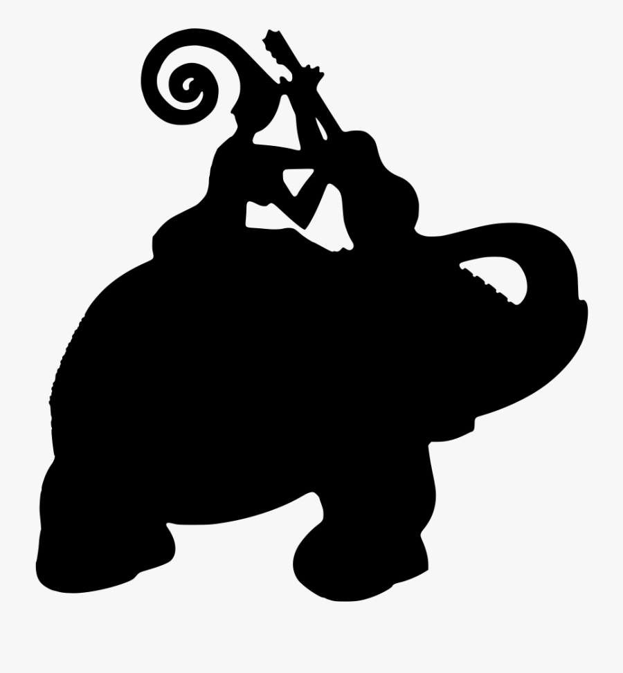 Elephant Silhouette Clip Art, Transparent Clipart