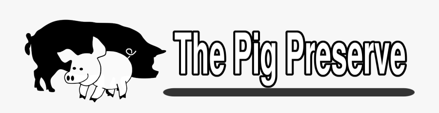 The Pig Preserve - Silhouette, Transparent Clipart