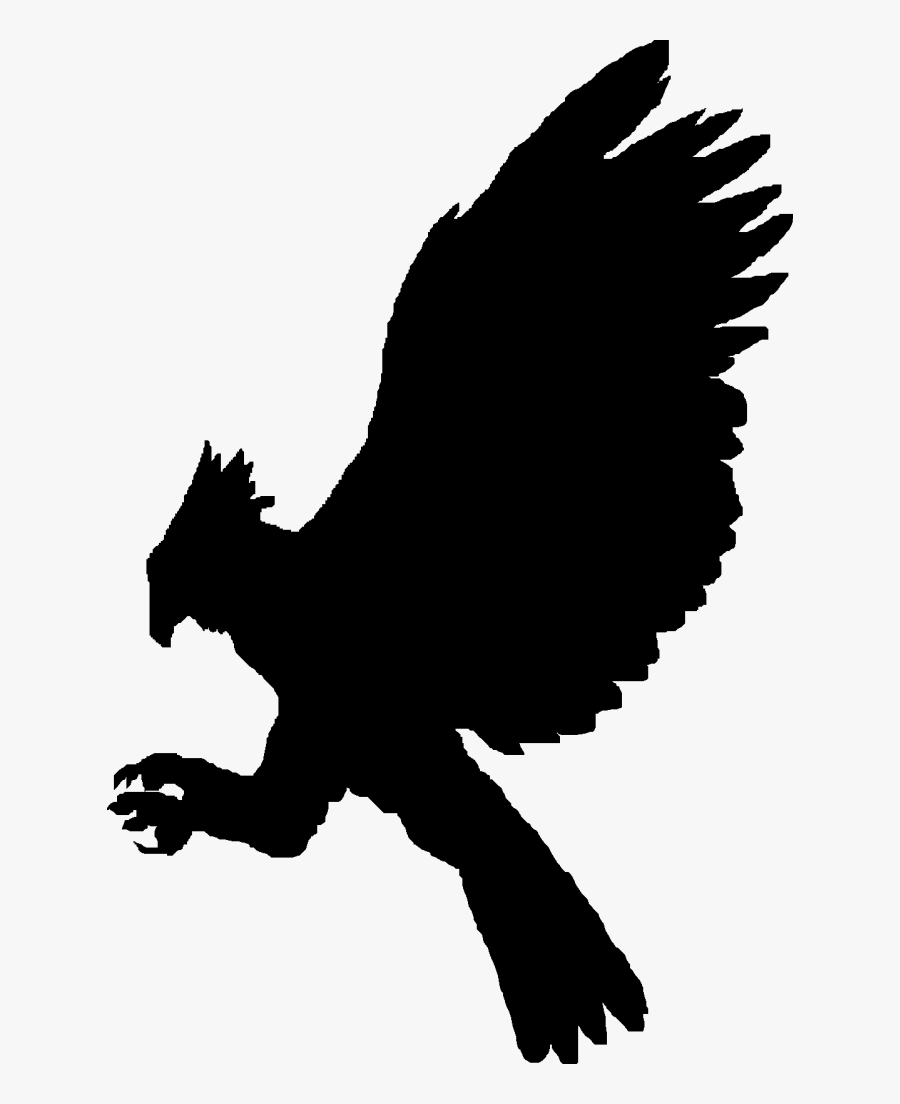 Transparent Eagle Silhouette Png - Philippine Eagle Vector Silhouette, Transparent Clipart