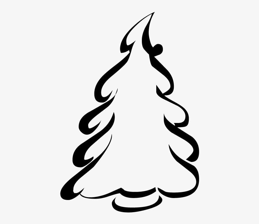 Oh, Christmas Tree - Choinka Szablon, Transparent Clipart
