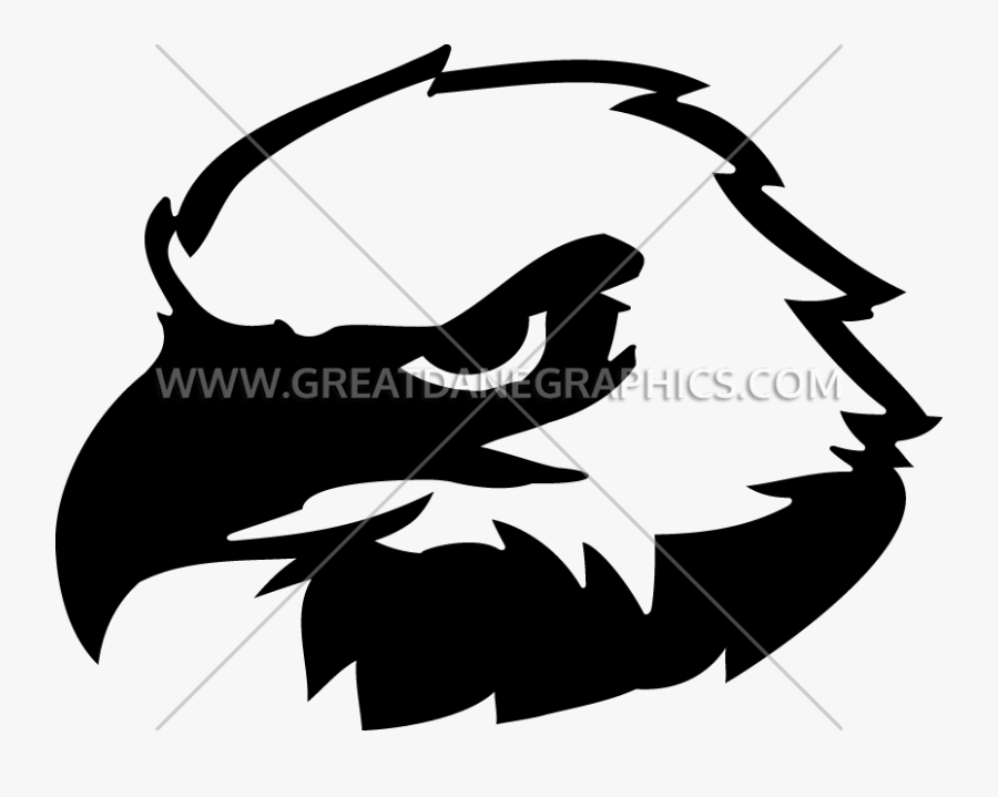 Clip Art Eagle Head Silhouette - Gambar Siluet Elang, Transparent Clipart