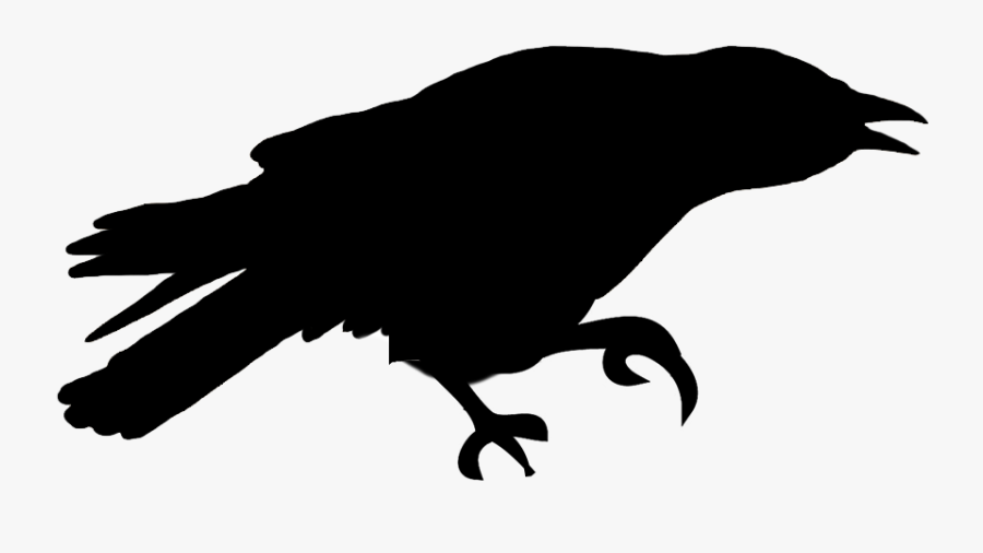 Chattering Bird Silhouette - Silhouette Bird Sitting Png, Transparent Clipart