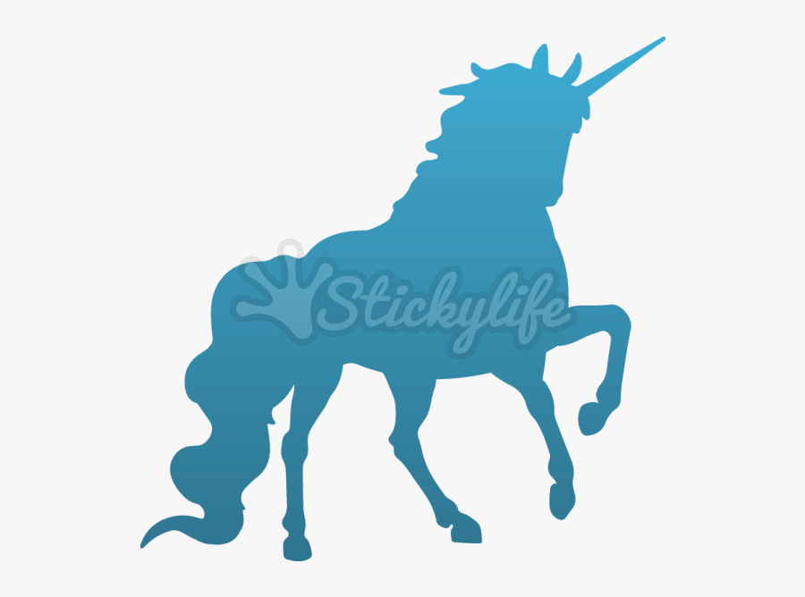 Transparent Back Tattoo Png - Pink Unicorn Silhouette Png, Transparent Clipart