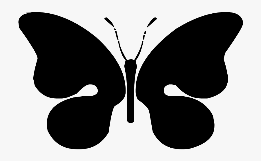 Butterfly Silhouette Png - Clip Art Black Butterfly, Transparent Clipart