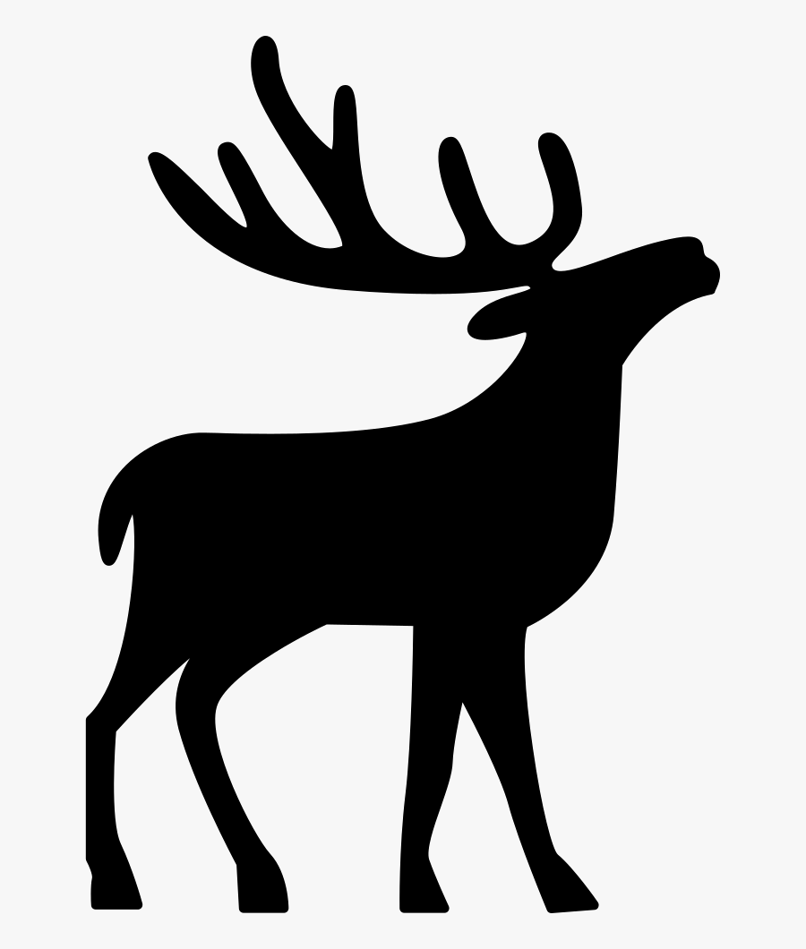 Reindeer Horn Silhouette Clip Art - Portable Network Graphics, Transparent Clipart
