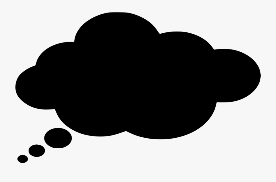 Animal Silhouettes Clipart , Png Download - Thought Bubble Silhouette Png, Transparent Clipart
