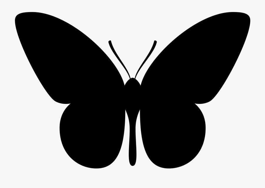 Moth Clipart Svg - Butterfly Icon Png, Transparent Clipart