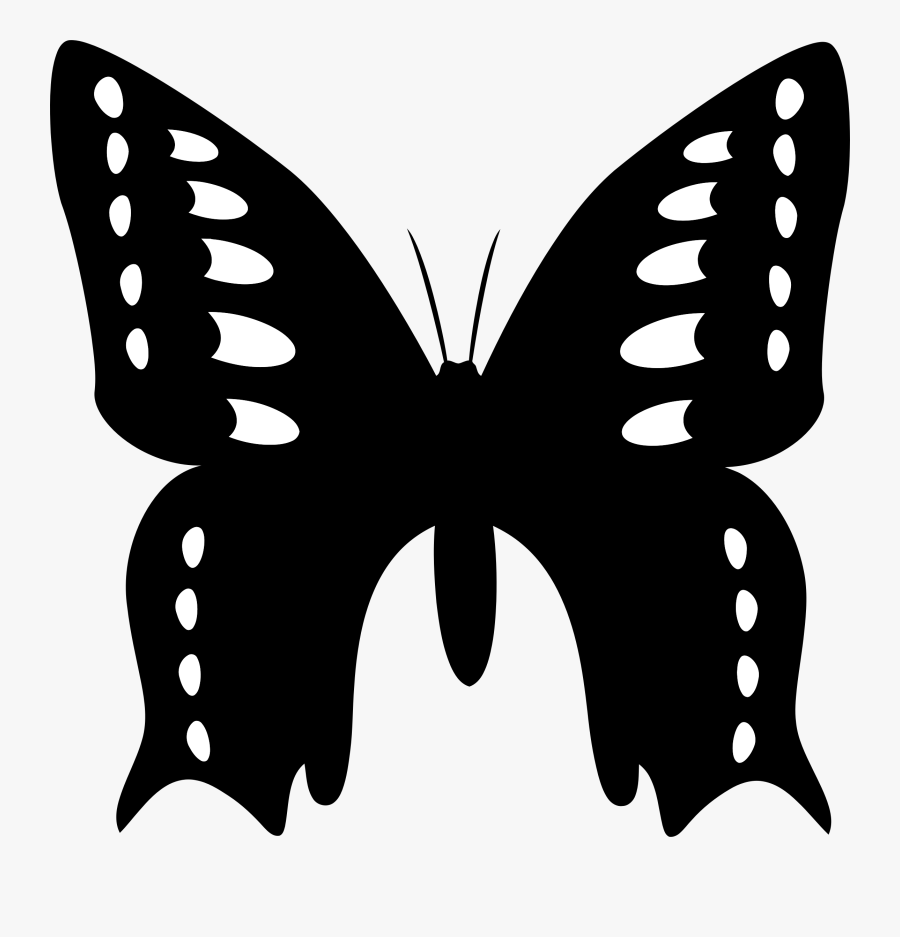 Transparent Butterfly Silhouette Png - Kupu Kupu Vektor Png, Transparent Clipart