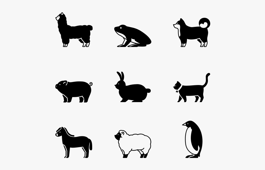 Animals - Silhouette, Transparent Clipart