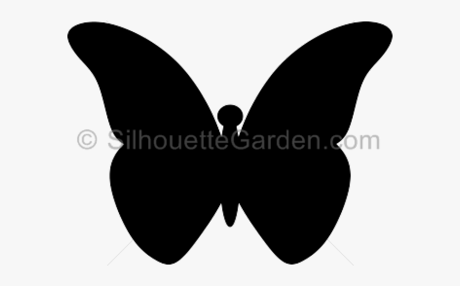 Silhouettes Clipart Flying Butterfly - Clip Art Black Butterfly, Transparent Clipart