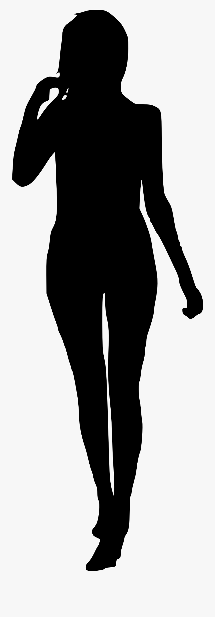 Clip Art Woman Silhouettes Png - Silhouette Of A Woman Png, Transparent Clipart