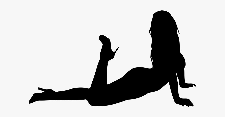 Transparent Sexy Woman Silhouette, Transparent Clipart