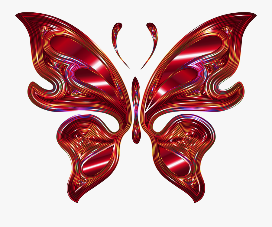 Iridescent Prismatic Butterfly Clipart , Png Download - All Fractal Butterfly Png, Transparent Clipart