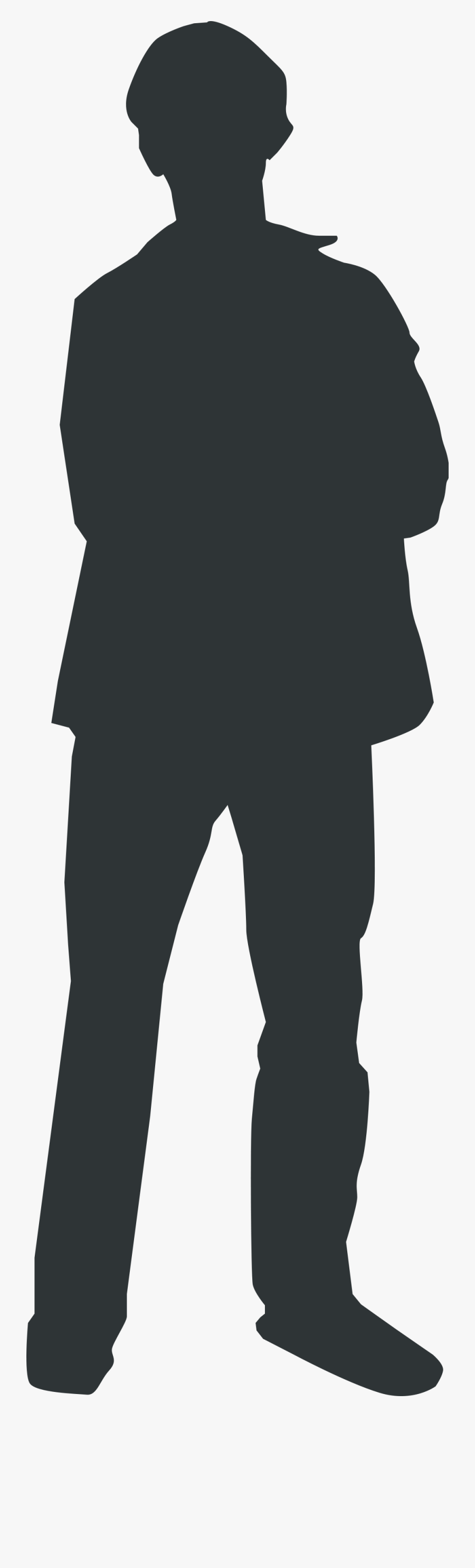 Man Silhouette Clipart, Transparent Clipart