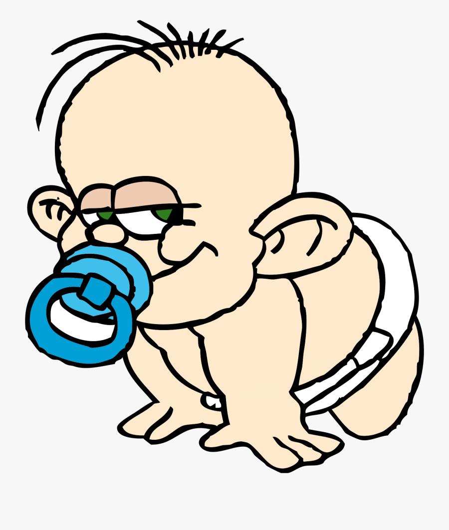 Coloring Clipart Child - Baby Cartoon Son, Transparent Clipart