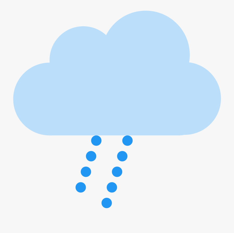 Light Rain Icon - Heart, Transparent Clipart
