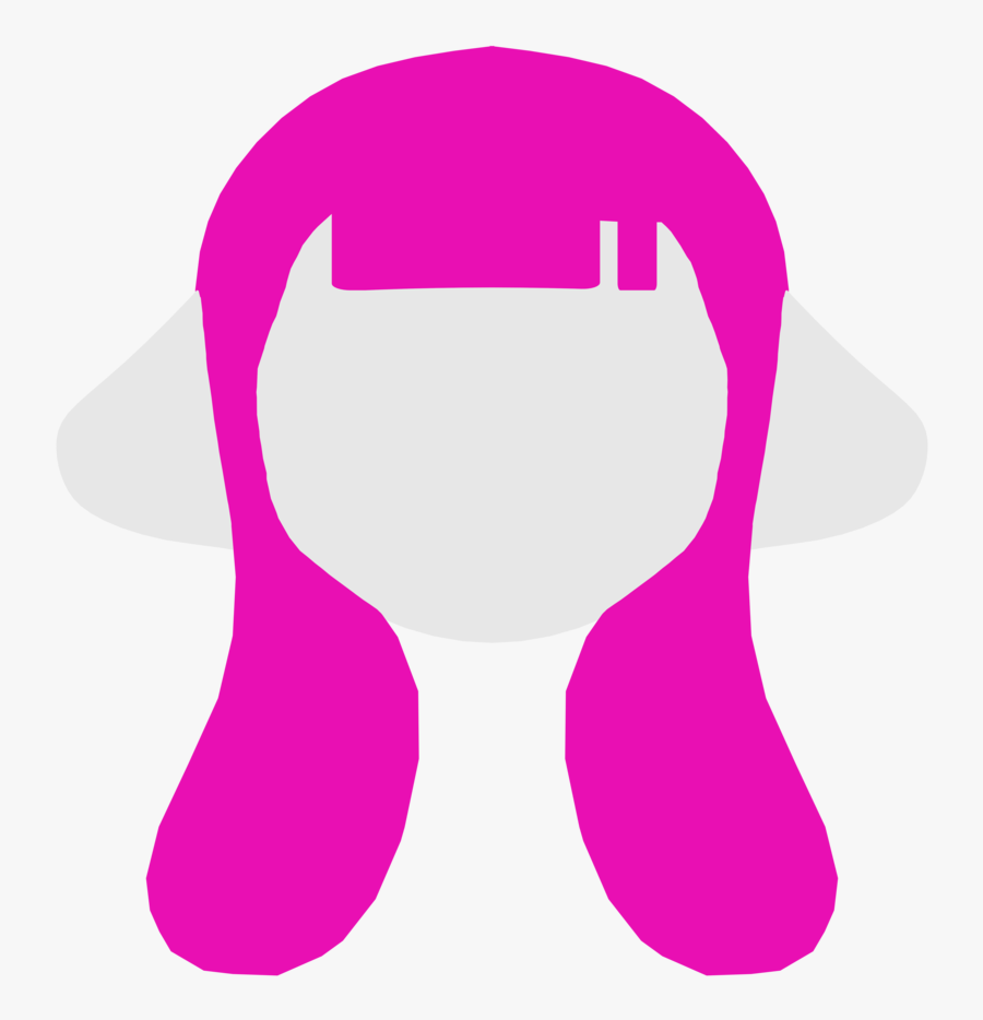 Female Inkling Hairstyle Icon 1 By Project-carthage - Iconos Splatoon, Transparent Clipart
