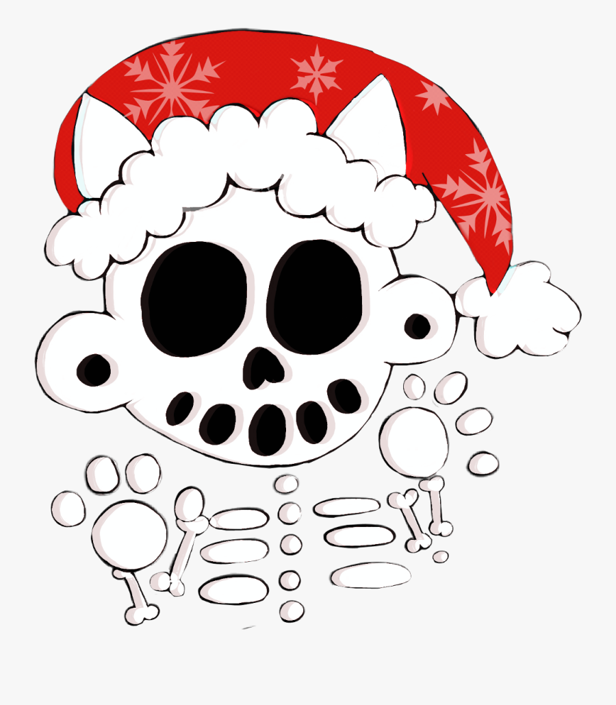 #zanoskull #skeleton #cat #christmas #happyholidays, Transparent Clipart