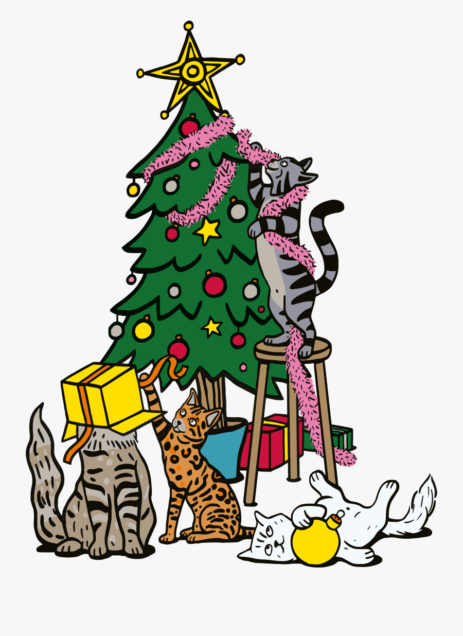 Christmas Tree, Transparent Clipart
