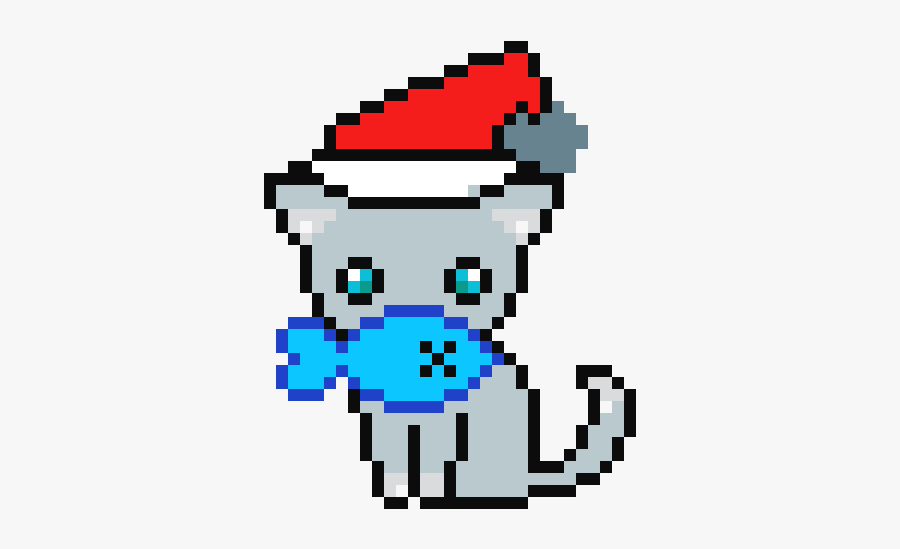 Cat With Fish In Mouth Drawing, Transparent Clipart