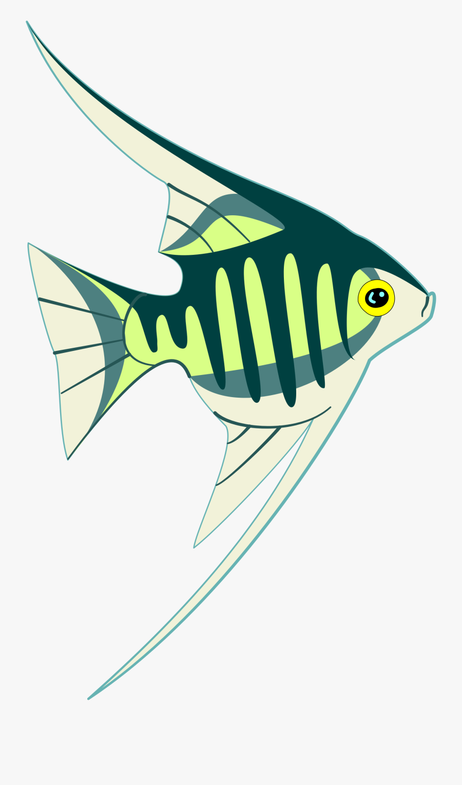 Cartoon Tropical Fish Clip Art - Cartoon Tropical Fish, Transparent Clipart