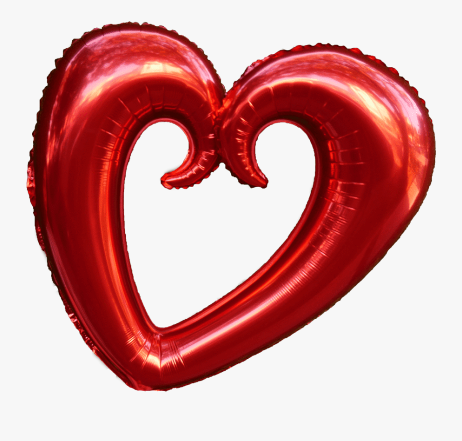 Clip Art Heart Balloon - Heart, Transparent Clipart