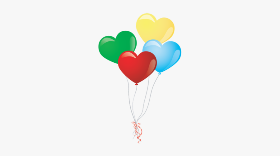 #hearts #balloons #cake #happybirthday #happyday #birthdaycake - Baloes De Coração Desenho, Transparent Clipart
