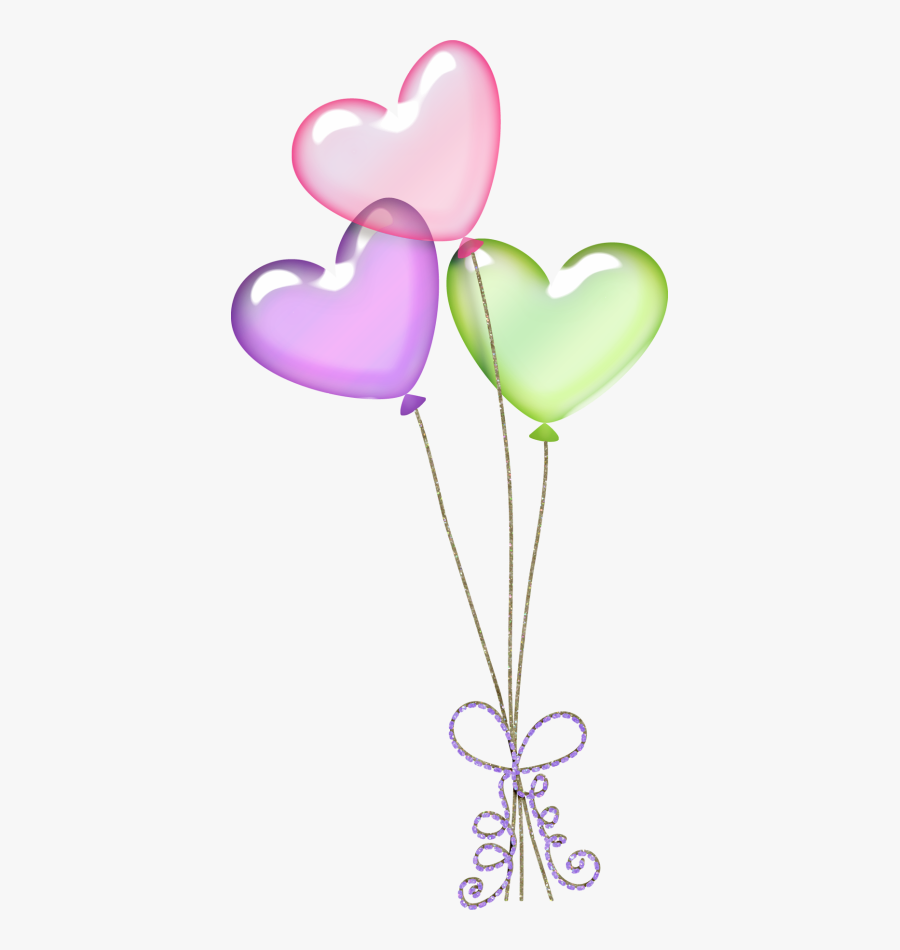 Pastel Balloons Clipart, Transparent Clipart