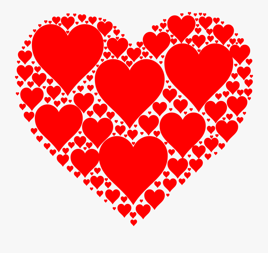 Clip Art Images Of Heart - Heart In Heart, Transparent Clipart